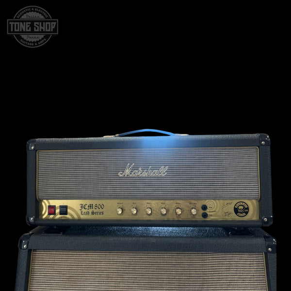Front of Used 2002 Marshall JCM 800 100 Watt Zak Wylde Black Label Society Ltd Ed.TSS6870.
