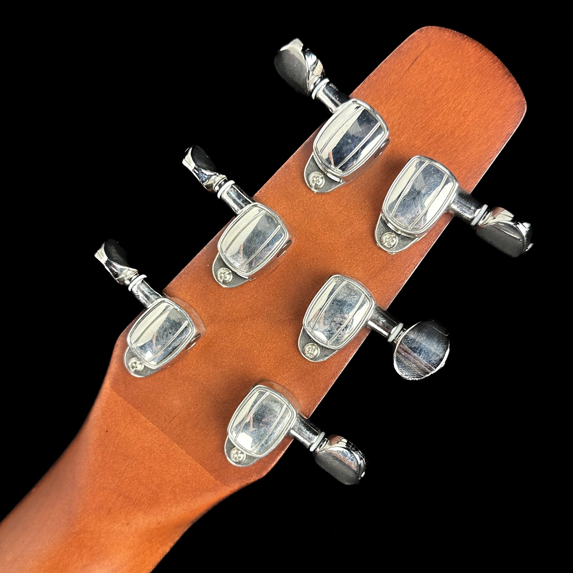 Back of headstock of Used Seagull S6 Original Left Handed.