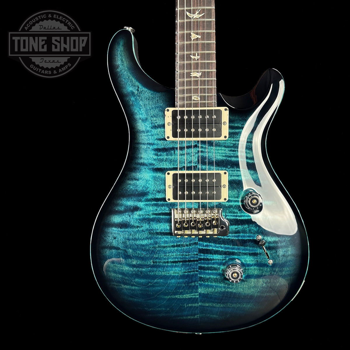 PRS Paul Reed Smith Custom 24 Cobalt Smokeburst Birds w/case 