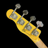 Back of headstock of Nash PB-55 2-Tone Sunburst Heavy Aging Ash/MP White Guard TSG-263.