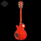 Back of Used 2026 Gibson Murphy Lab Les Paul Standard Brazilian Fgbd Dirty Lemon Burst Light Aged.
