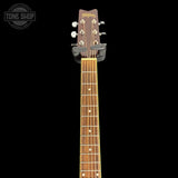 Headstock of Used Washburn D10SLH Left Handed Acoustic Guitar.