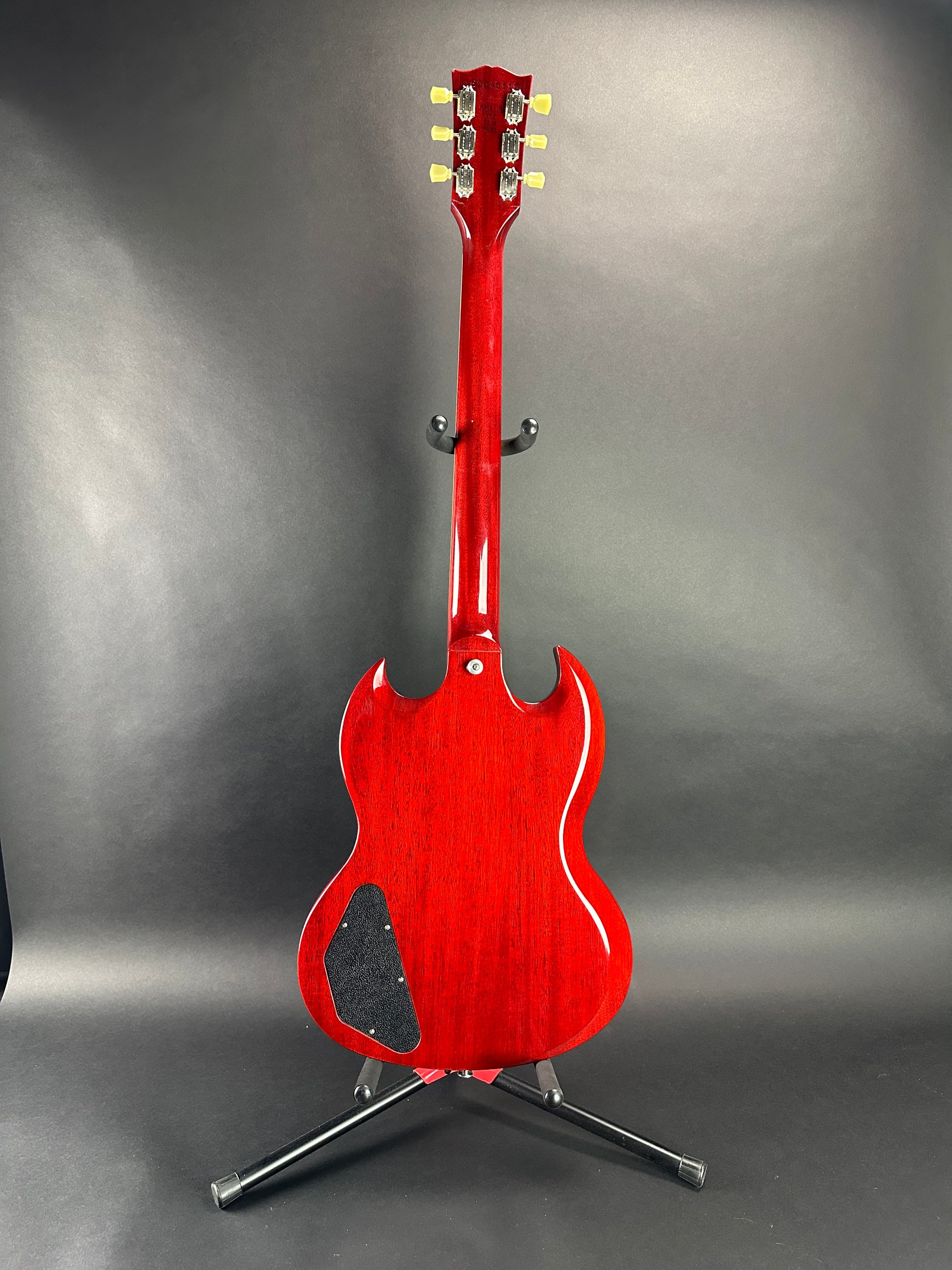 Full back shot of Used 2016 Gibson SG Standard Cherry.