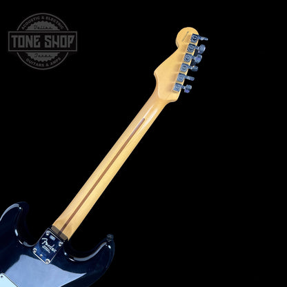Back of neck of Used 1999 Fender American Standard Strat Black.