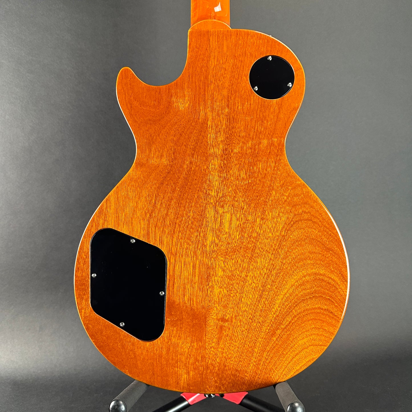 Back of Used 2012 Gibson Les Paul Standard Flamed Amber.