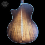 Back of body of Used 2024 Taylor Builder's Edition K24ce Shaded Edge Burst.