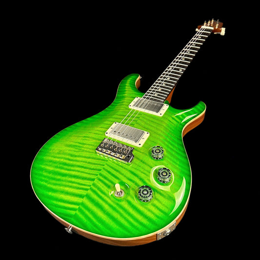 Front angle of PRS Paul Reed Smith DGT David Grissom Trem Eriza Verde Moons.