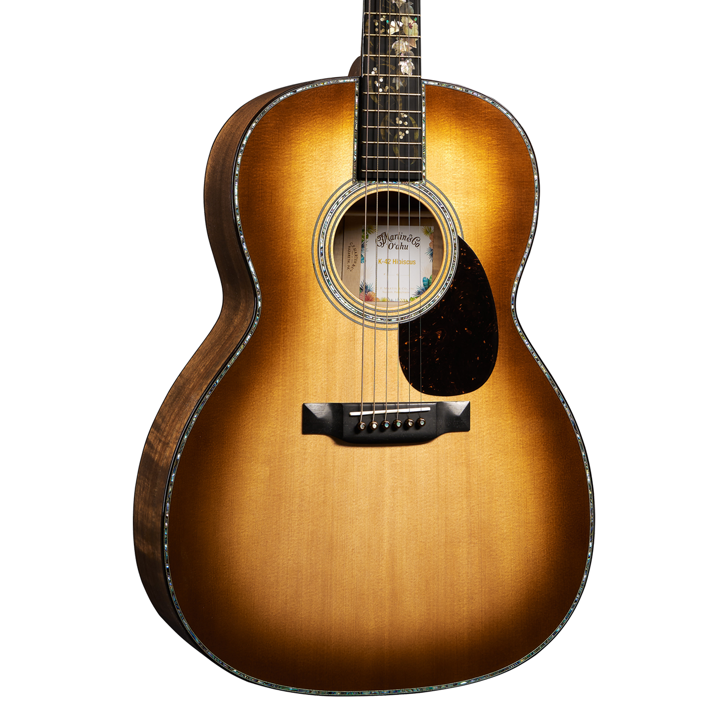 Martin Custom Shop Limited Edition O'ahu K-42 Hibiscus w/case