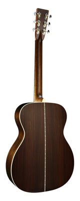 Back of Martin OM-28 Sunburst.