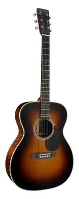Full frontal of Martin OM-28 Sunburst.