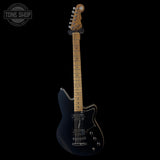 Full frontal of Used Reverend Descent RA Baritone Black TSS6965.