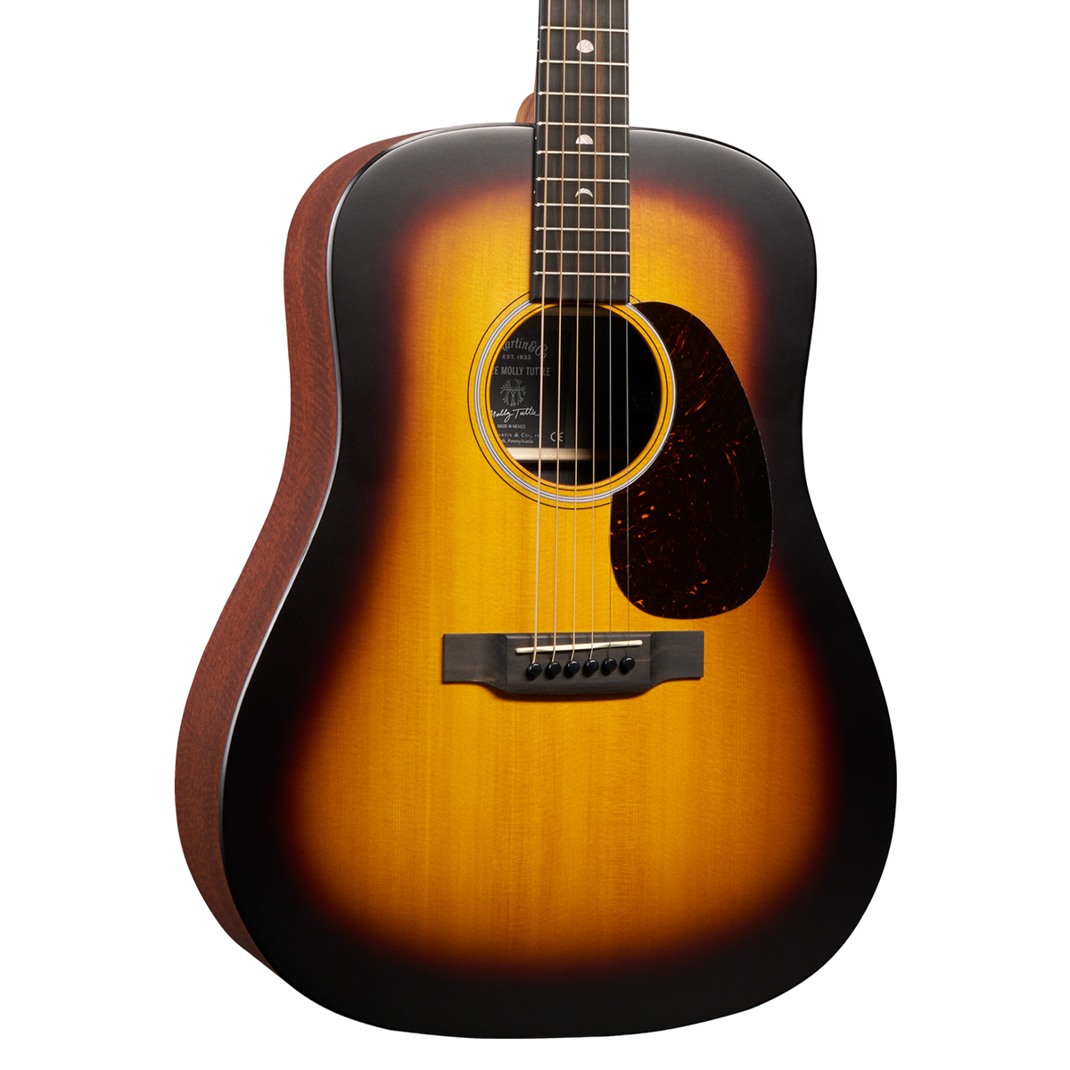 Front of Martin D-X2E Molly Tuttle.