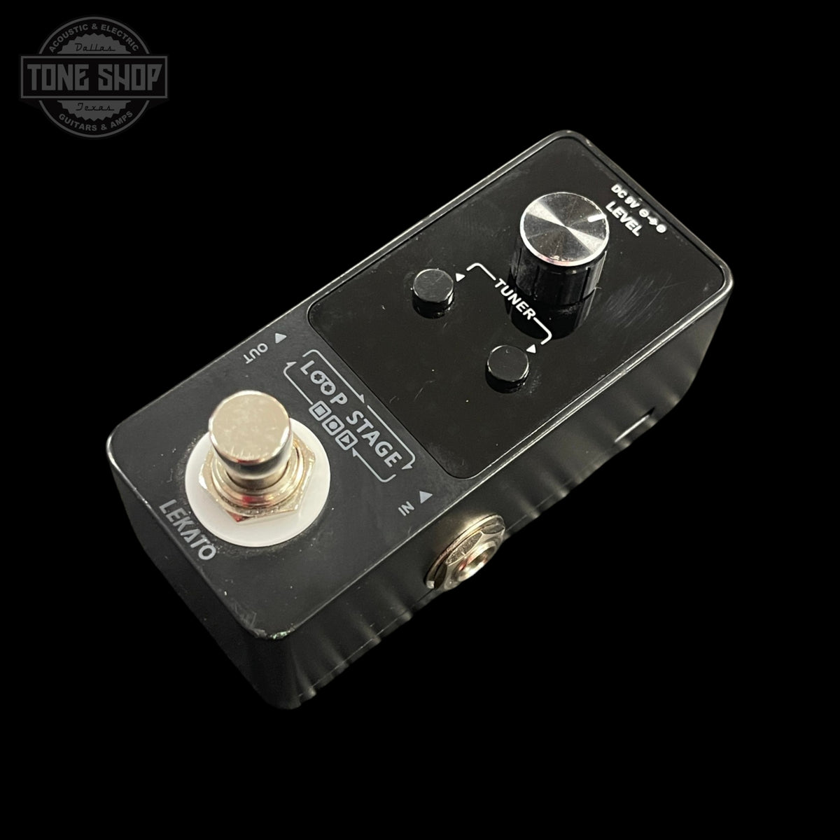 Top of Used Lekato Loop Stage Looper / Tuner Pedal TSS7579.