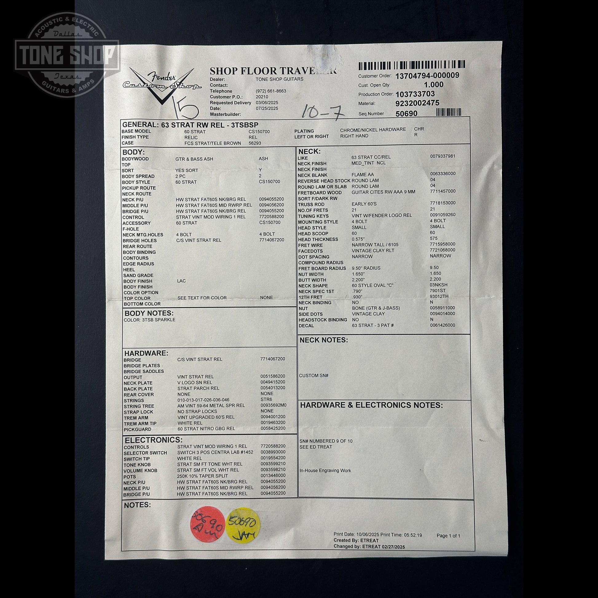 Technical document with text and checkboxes on a white background