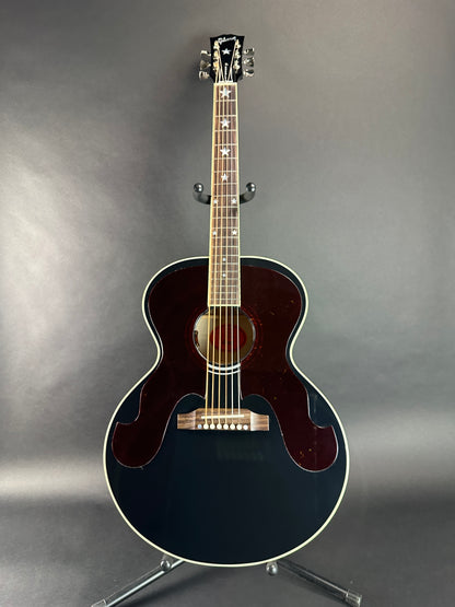 Full front of Used 2024 Gibson Everly Brothers J-180 Ebony.