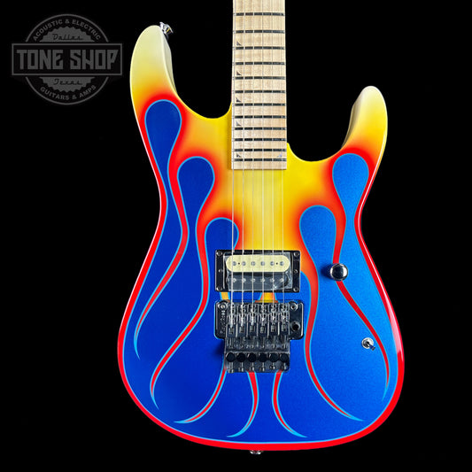 Front of Jackson Custom Shop DK1H FR Hot Rod Flame.