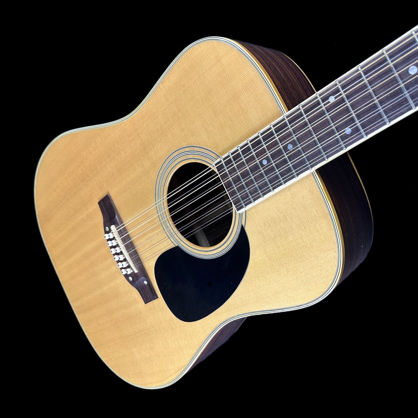 Front angle of Used Takamine F400S 12 String.