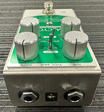 Back of Used Origin Effects Halcyon Overdrive TSS4047