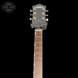 Headstock of Used 2021 Gretsch G5622T Center Block Single Barrel Burst.