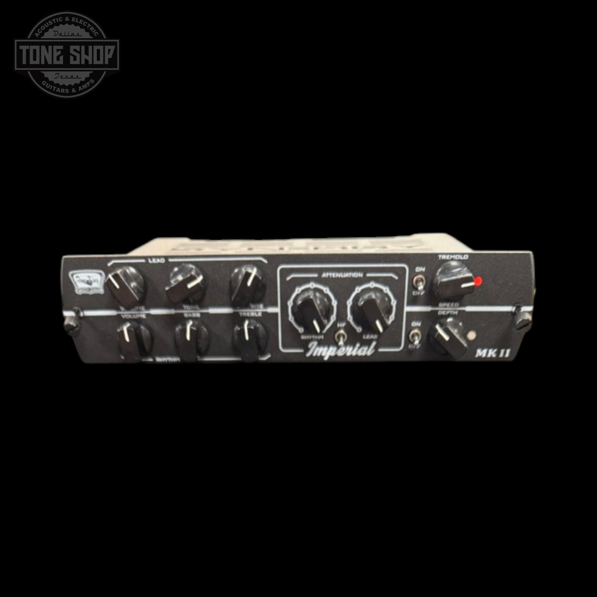 Front of Used Synergy Tone King Imperial Preamp Module.
