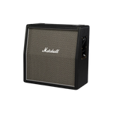 Front right angle of Marshall 1960AX 4x12" 100W Classic Angled Cabinet with G12-25 Greenback speakers.