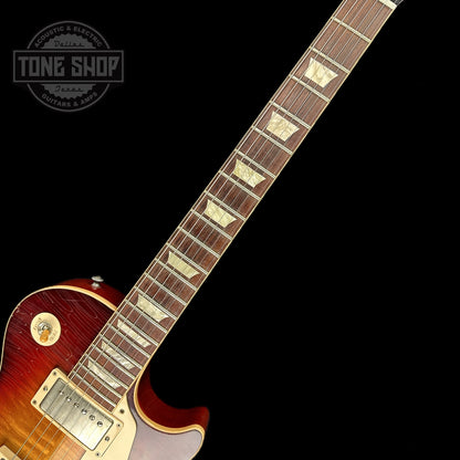 Fretboard of Used 2011 Gibson Custom Shop 1959 Tom Murphy Aged Les Paul Standard.