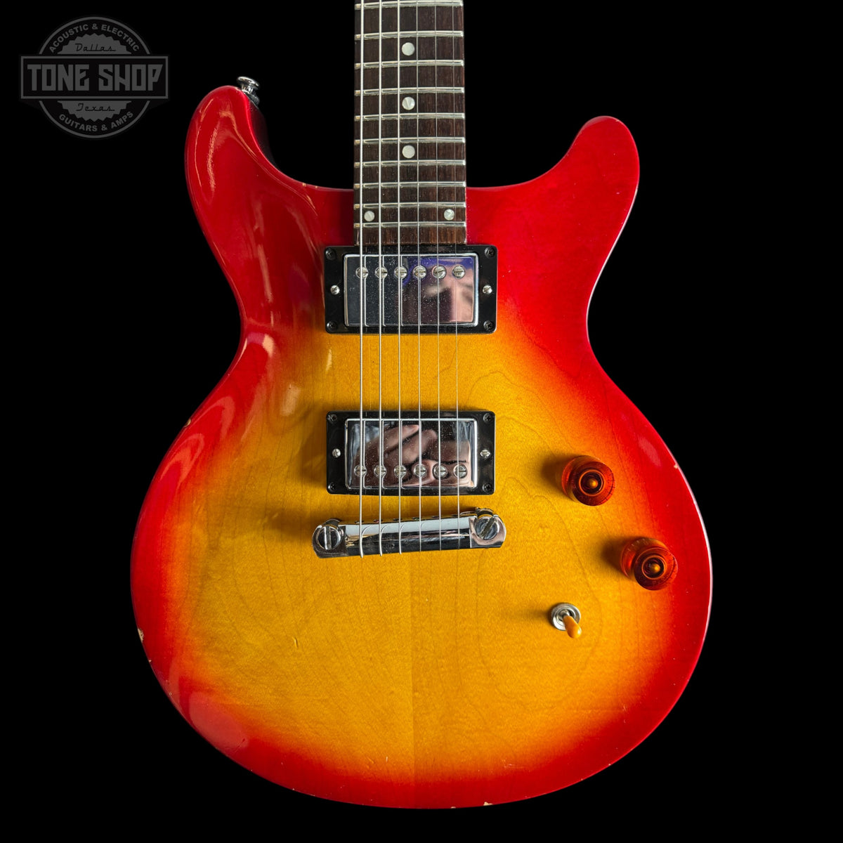 Front of Used Gibson Les Paul DC Studio.