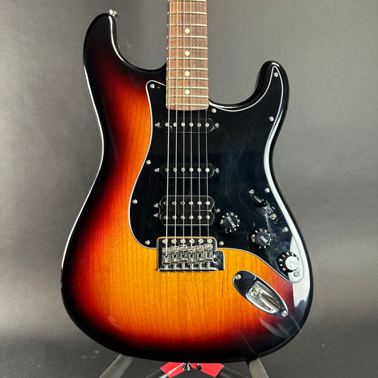 Front of Used 2009 Fender American Special HSS Strat Sunburst.