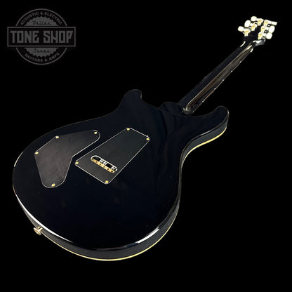 Back angle of PRS DGT David Grissom Trem 10 Top Purple Mist Birds.