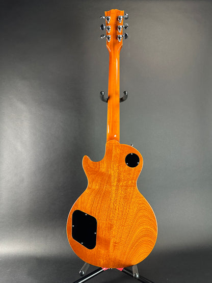Full back of Used 2012 Gibson Les Paul Standard Flamed Amber.