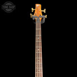 Headstock of Used Ibanez SDGR SR800 Amber.
