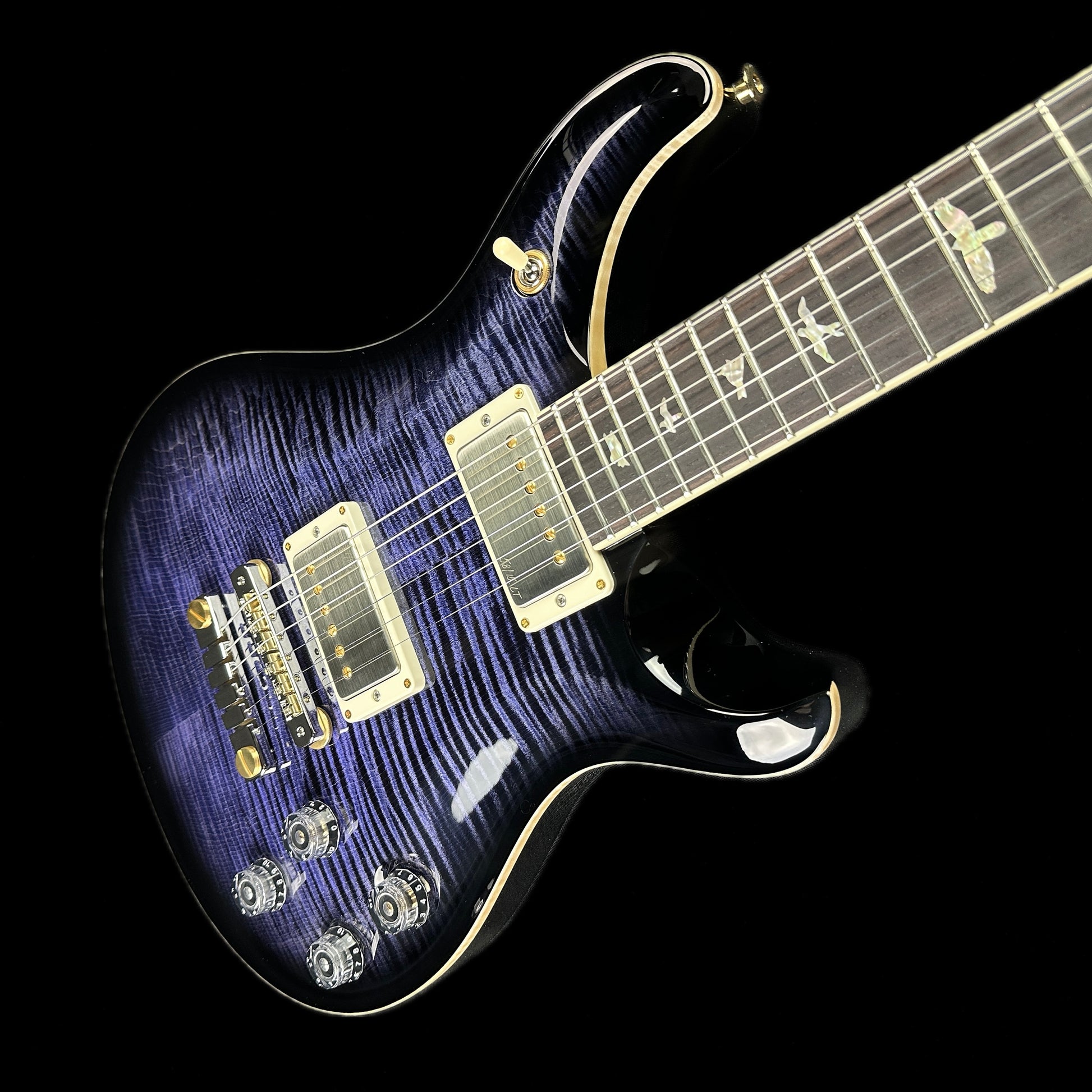 Front angle of PRS Paul Reed Smith McCarty 594 Purple Mist 10 Top.