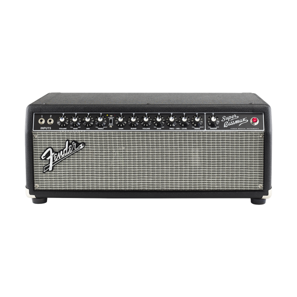 Front of Fender Super Bassman Pro Head Black.