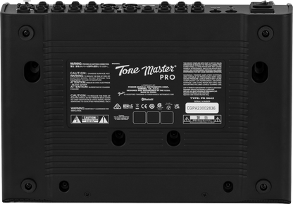 Bottom of Fender Tone Master Pro Multi-Effects Guitar Workstation.