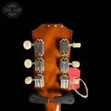Back of headstock of Used Epiphone Les Paul Jr TSS7327.