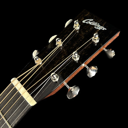 Front of headstock of Collings OM1.