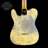 Back of Fender Custom Shop Time Machine '54 Tele Super Heavy Relic Super Faded Aged Nocaster Blonde.