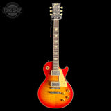 Full frontal of Used 2004 Gibson Custom Shop 1959 Les Paul Standard Cherry Burst.