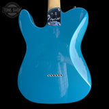Back of body of Used Fender Limited Edition American Elite Telecaster Ocean Turquois.