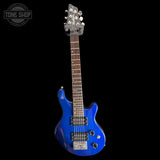 Full frontal of Used Washburn Maverick BT-M Dark Metallic Blue TSS7398.