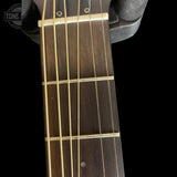 Headstock of Used 2013 Yamaha SLG200S Natural Silent Travel Guitar.