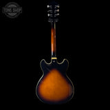 Back of body of Used Ibanez AS73 Sunburst TSS7053.