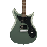 Front of Gretsch Streamliner CVT Laurel Olive Drab.