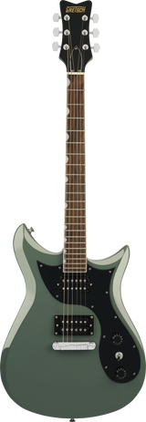 Full frontal of Gretsch Streamliner CVT Laurel Olive Drab.