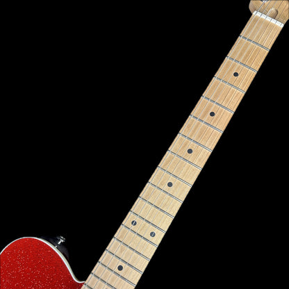 Fretboard of Reverend Eastsider T "E" Gloss Red Sparkle Tone Shop Exclusive.