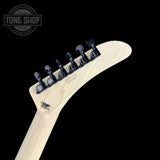 Back of headstock of ESP Custom Kamikaze II George Lynch Signature.