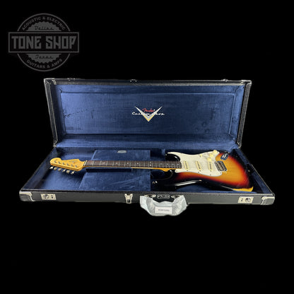Fender Custom Shop Limited Edition Late 64 Strat Relic Target 3 Color Sunburst in case.