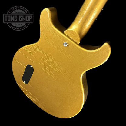 Back angle of Gibson Custom Shop M2M 1958 Les Paul Junior Doublecut Double Gold Murphy Lab Ultra Light Aged.