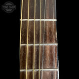 Neck of Used Alvarez AP610ESHB Parlor Acoustic Guitar.