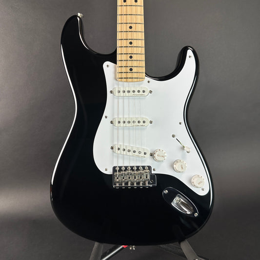 Front of Used 2013 Fender Eric Clapton Strat Black.